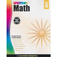 Spectrum Math Grade 4 nyelvkönyv, szótár