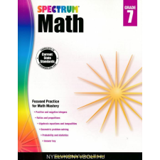  Spectrum Math Grade 7 nyelvkönyv, szótár