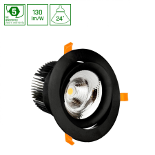 spectrumLED CEL MONA 4 830 27W 230V 24deg Fekete MESH világítás