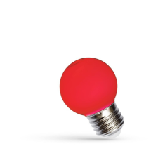 spectrumLED E27 LED kisgömb „izzó&quot; 1W Piros izzó