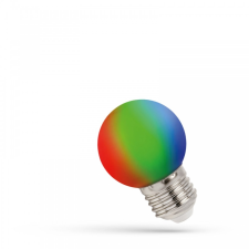 spectrumLED E27 LED kisgömb „izzó" 1W RGB izzó