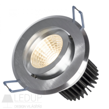 spectrumLED FIALE II 6W COB 38st 230V CW LED SPOT brushed aluminium ring világítás