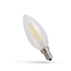spectrumLED LED gyertya E14 230V 6W COG NW üveg