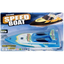  Speed Boat elemes motorcsónak - 30 cm autópálya és játékautó