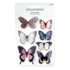 Spellbinders Sunrise 3D Pillangó matrica Butterflies Stickers (7 db) matrica