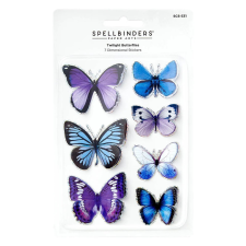 Spellbinders Twilight 3D Pillangó matrica Butterflies Stickers (7 db) matrica
