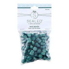 Spellbinders Viaszgyöngy - Green - Zöld - Wax Bead (100 db) pecsételés