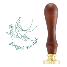 Spellbinders Viaszpecsét - Forget Me Not - Wax Seal Stamp (1 db) pecsételés