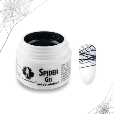 Spider Gel - fekete metál műköröm zselé