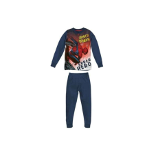  Spiderman hosszú pizsama, MV40M4602 modell, kék, 122 cm, 7 év