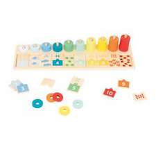 Spielba Holzspielwaren 510327 motorikus képességet fejlesztő játék oktatójáték