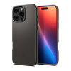 Spigen ACS08691 Spigen Thin Fit Apple Iphone 16 Pro ütésálló tok, MagSafe, Sötétszürke