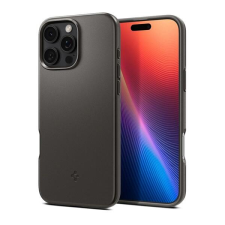 Spigen ACS08691 Spigen Thin Fit Apple Iphone 16 Pro ütésálló tok, MagSafe, Sötétszürke tok és táska