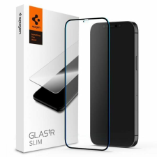 Spigen AGL03383 Spigen Full Coverage HD Tempered Glass Apple iPhone 13 Pro Max kijelzővédő fekete kerettel (AGL03383) mobiltelefon kellék