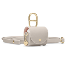 Spigen AirPods 4 tok - Spigen Cyrill minitáska - sötétbézs fülhallgató, fejhallgató tok