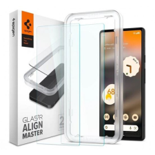 Spigen AlignMaster GLAS.tR Google Pixel 6a edzett üveg kijelzővédő 2db (AGL04695) mobiltelefon kellék