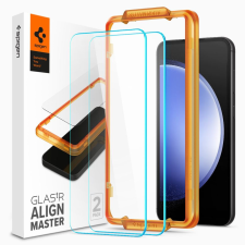 Spigen AlignMaster GLAS.tR Slim Samsung Galaxy S23 FE edzett üveg kijelzővédő (AGL06986) mobiltelefon kellék