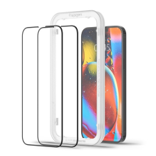 Spigen AlignMaster &quot;Glas.tR&quot; Apple iPhone 13 Pro Max Tempered kijelzővédő fólia (2db) mobiltelefon kellék