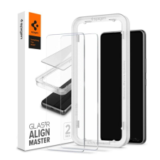 Spigen AlignMaster Samsung Galaxy A53 5G Tempered kijelzővédő fólia (2db) mobiltelefon kellék