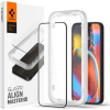 Spigen ALM FC képernyővédő üveg (2.5D, extra karcálló, 9H, 0.3mm, színkiemelés) FEKETE Apple iPhone 16e / iPhone 14 / iPhone 13 Pro (AGL03725) (8809811853773-AGL03725)