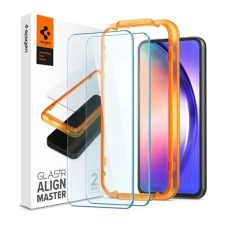 Spigen ALM FC képernyővédő üveg 2db (2.5D, extra karcálló, 9H, ultravékony, színkiemelés) mobiltelefon kellék