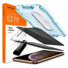 Spigen Alm Glass.Tr Privacy üvegfólia iPhone 11 / XR mobiltelefon kellék