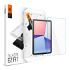 Spigen Apple iPad Air 11 (2024), Kijelzővédő fólia, ütésálló fólia, Tempered Glass (edzett üveg), Spigen Ez Fit, Clear