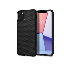 Spigen Apple iPhone 11 Pro ütésálló hátlap - Spigen Liquid Air - fekete tok és táska