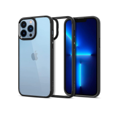 Spigen Apple iPhone 13 Pro ütésálló hátlap - Spigen Ultra Hybrid - fekete/átlátszó tok és táska