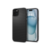 Spigen Apple iPhone 15 ütésálló hátlap - Spigen Liquid Air - fekete (SP751117)