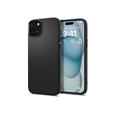 Spigen Apple iPhone 15 ütésálló hátlap - Spigen Liquid Air - fekete (SP751117) tok és táska