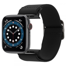 Spigen Apple Watch 44mm/42mm Spigen Lite Fit Stretch, rugalmas szövet szij, fekete okosóra kellék