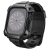 Spigen Apple Watch 7-9 (45mm), Műanyag védőkeret, szíjjal, közepesen ütésálló, Spigen Tough Armor Pro Metal, fekete