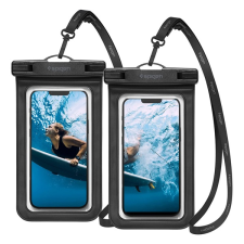 Spigen Aqua A601 Univerzális Vízhatlan Tok - Fekete (2db) (AMP04523) tok és táska