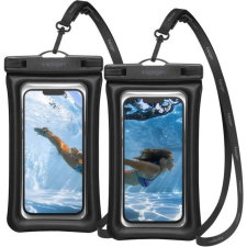 Spigen Aqua Shield A610 univerzális vízálló tok fekete 2db (AMP04527) tok és táska