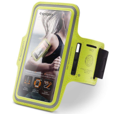 Spigen - Armband (A700) neon zöld - Camo, univerzális karpánt sportoláshoz. tok és táska