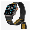 Spigen ATHLEX pótszíj (egyedi méret, nagy, nylon, tépőzáras, légáteresztő, SPORT) SÖTÉTZÖLD Apple Watch Series 5 44mm, Watch Series 4 44mm, Watch Series 3 42mm