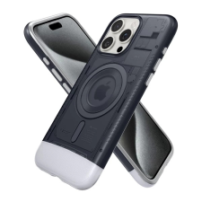 Spigen Classic C1 MagFit Apple iPhone 15 Pro MagSafe tok Grafit tok és táska