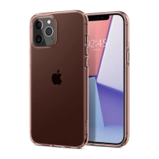 Spigen Crystal Flex Apple iPhone 12 Pro Max Rose Crystal tok rózsaszín átlátszó tok és táska