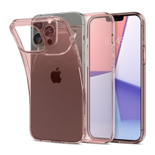 Spigen Crystal Flex Apple iPhone 13 Pro tok, Rose Crystal, rózsaszín-átlátszó tok és táska
