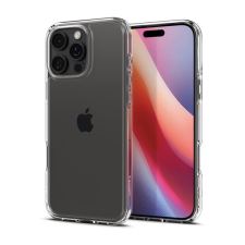 Spigen CRYSTAL HYBRID szilikon telefonvédő (ütésállóság, műanyag keret) ÁTLÁTSZÓ Apple iPhone 16 Pro tok és táska