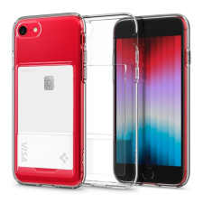 Spigen Crystal Slot Apple iPhone SE (2022/2020)/8/7  Crystal Clear tok, átlátszó tok és táska