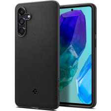 Spigen Essential Sandblast Matte Black Samsung Galaxy M55 5G tok tok és táska