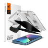 Spigen EZ FIT képernyővédő üveg 2db (2.5D, karcálló, betekintés elleni védelem, 0.2mm, 9H) ÁTLÁTSZÓ Apple iPhone 13, Apple iPhone 13 Pro, Apple iPhone 14