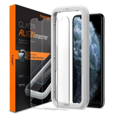 Spigen GLAS.tR Align Master iPhone 11 kijelzővédő (AGL00101) mobiltelefon kellék