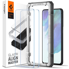 Spigen Glas.tR AlignMaster 2 Pack Samsung Galaxy S21 FE 5G üvegfólia mobiltelefon kellék