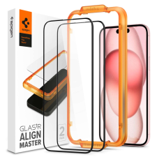 Spigen Glas.tR AlignMaster Átlátszó képernyővédő Apple 2 dB mobiltelefon kellék