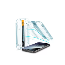 Spigen Glas.tR EZ Fit HD Apple iPhone 15 Pro Max Edzett üveg kijelzővédő (2db) (AGL06872) mobiltelefon kellék