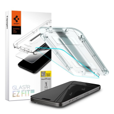 Spigen Glas.tR EZ Fit HD Apple iPhone 15 Pro, Tempered kijelzővédő fólia mobiltelefon kellék