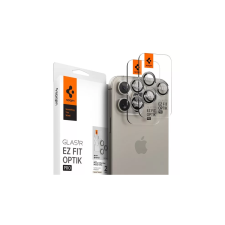 Spigen Glas.tR EZ Fit Optik Pro Apple iPhone 15 Pro / iPhone 15 Pro Max Kameravédő üveg (2db) mobiltelefon kellék